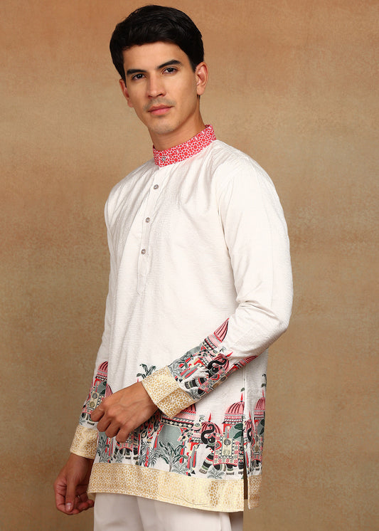 AGRA JACQUARD MORR KURTA