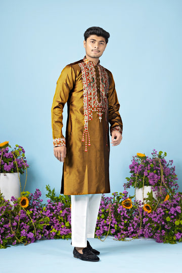 BOSS HEAVY NECK DESIGNER KURTA