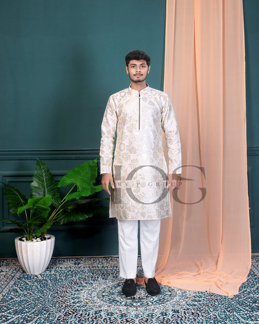 Gilded Heirloom Mosaic Embroidered Kurta