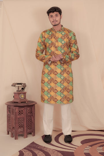 Emerald Mosaic Heirloom Kurta