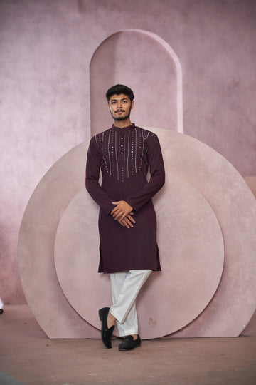 Midnight Prism Mirror Kurta
