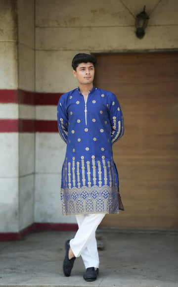 PLUTO SHARPED JACQUARD KURTA