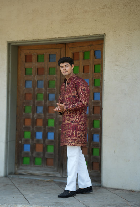 VIJAY JACQUARD KURTA