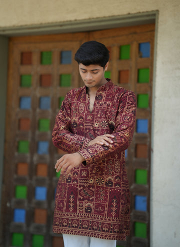 VIJAY JACQUARD KURTA