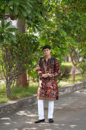STAR PETALS RICH HANDWORK KURTA