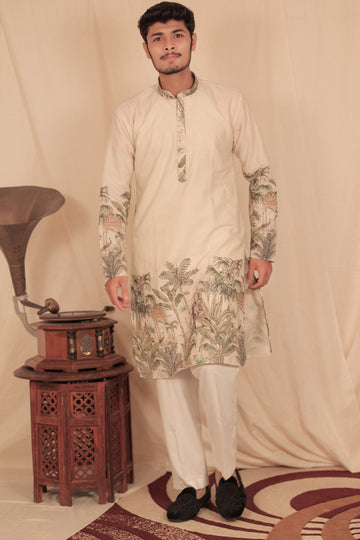 Verdant Heirloom Canopy Kurta